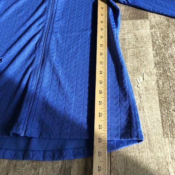 Lucy Zippered Jacket Blue Size Small - Picture 2 of 9